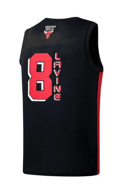 Polera NBA Chicago Bulls Track Negro