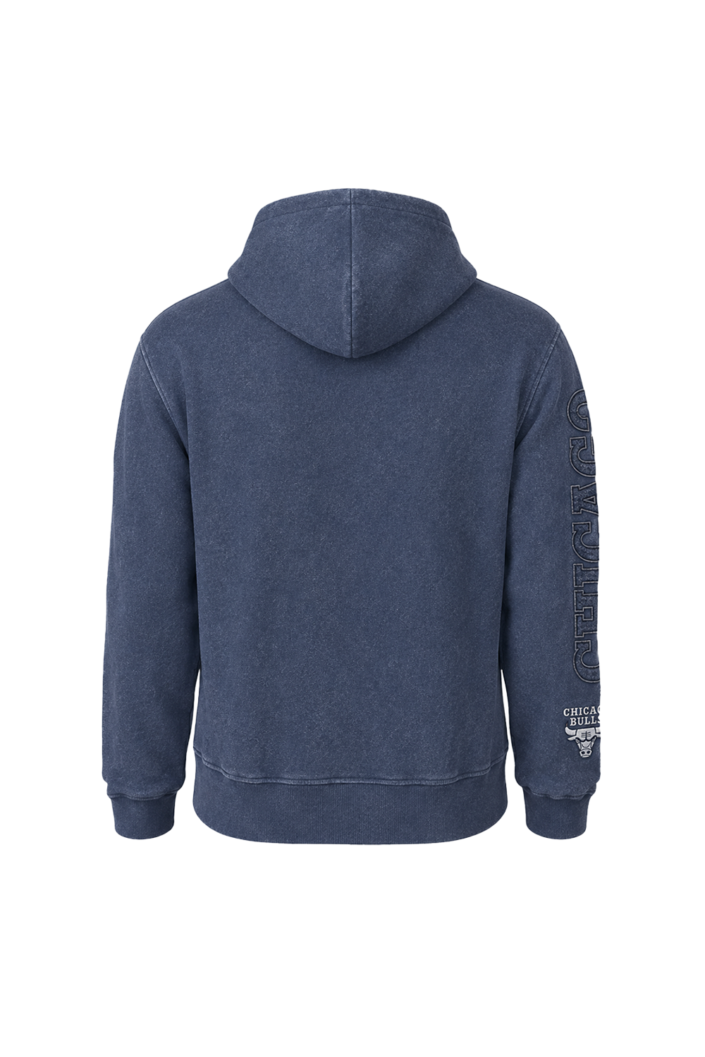 Poleron NBA Chicago Bulls Acid Wash  Azul