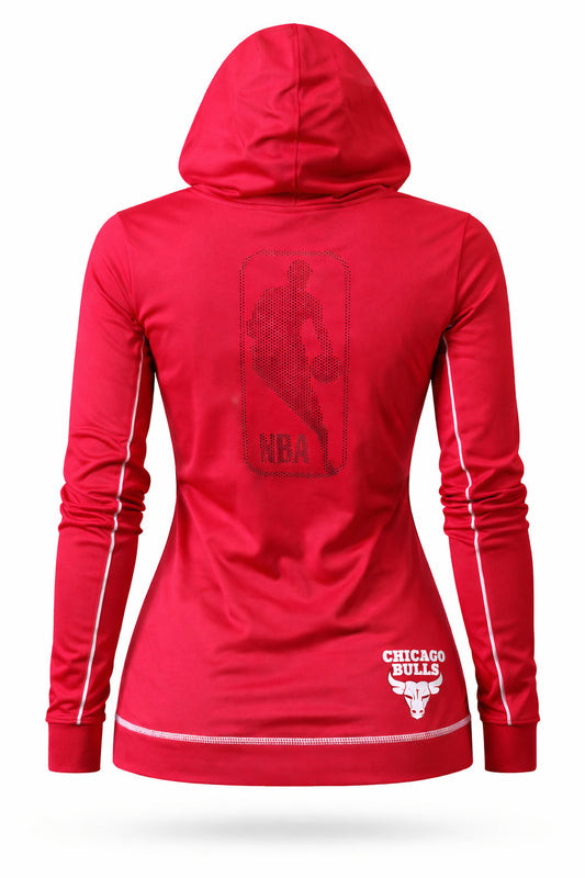 Poleron NBA Chicago Bulls NeverMiss Rojo