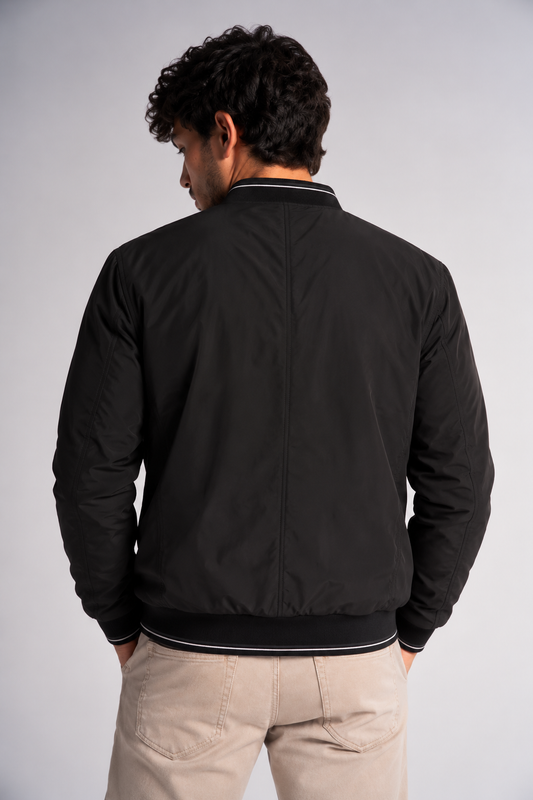Chaqueta Bomber 2way Negro