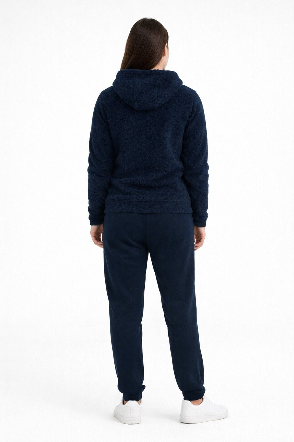 Polerón Full Zipper Fleece Classic Azul Marino