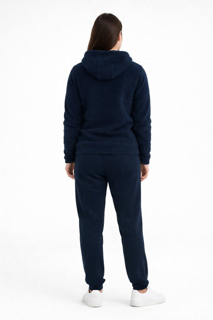 Polerón Full Zipper Fleece Classic Azul Marino