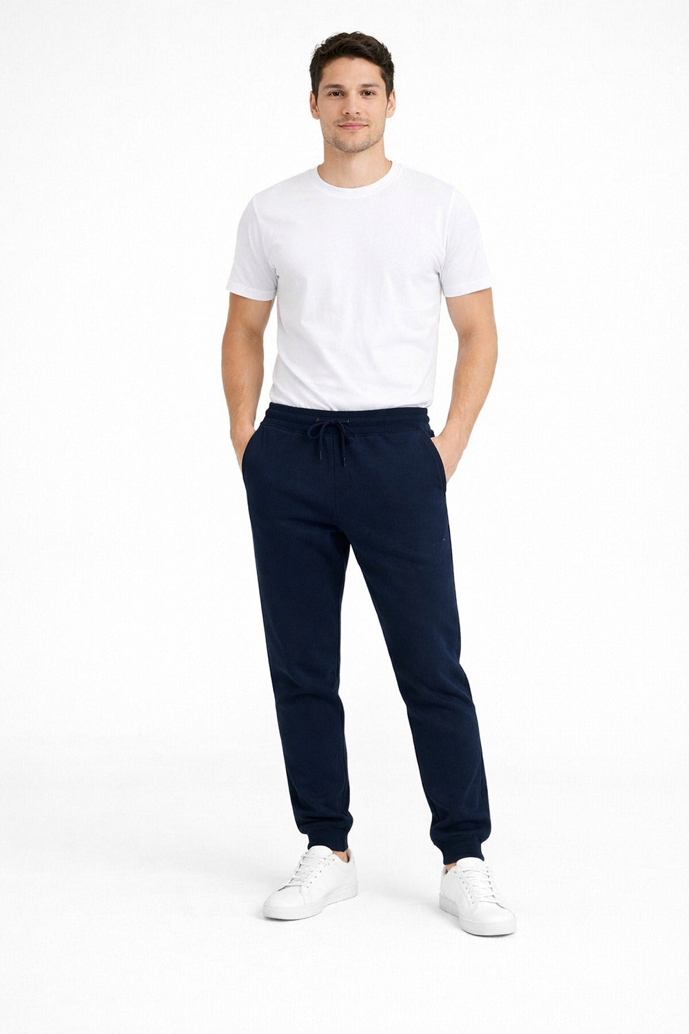 Buzo Jogger Fleece Daily Azul Marino