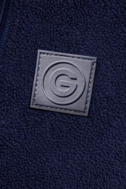 Polerón Full Zipper Fleece Classic Azul Marino