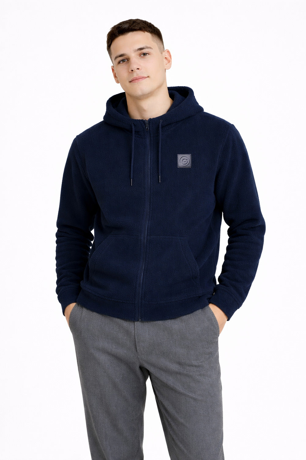 Polerón Full Zipper Fleece Shaggy