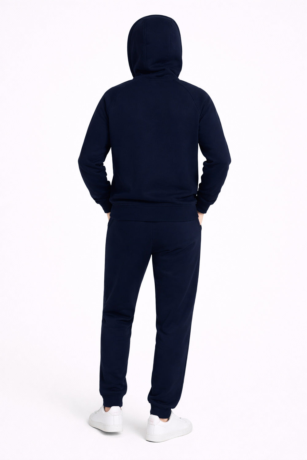 Polerón Full Zipper Fleece Warm Azul Marino