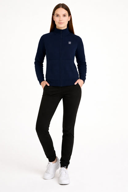 Polerón Full Zipper Classic Azul Marino