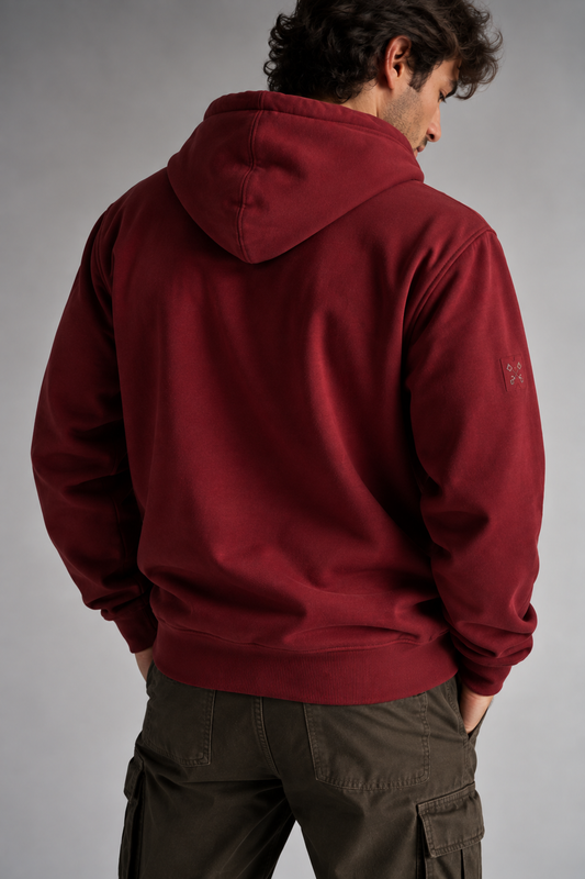 Poleron Fullzipper Path Rojo