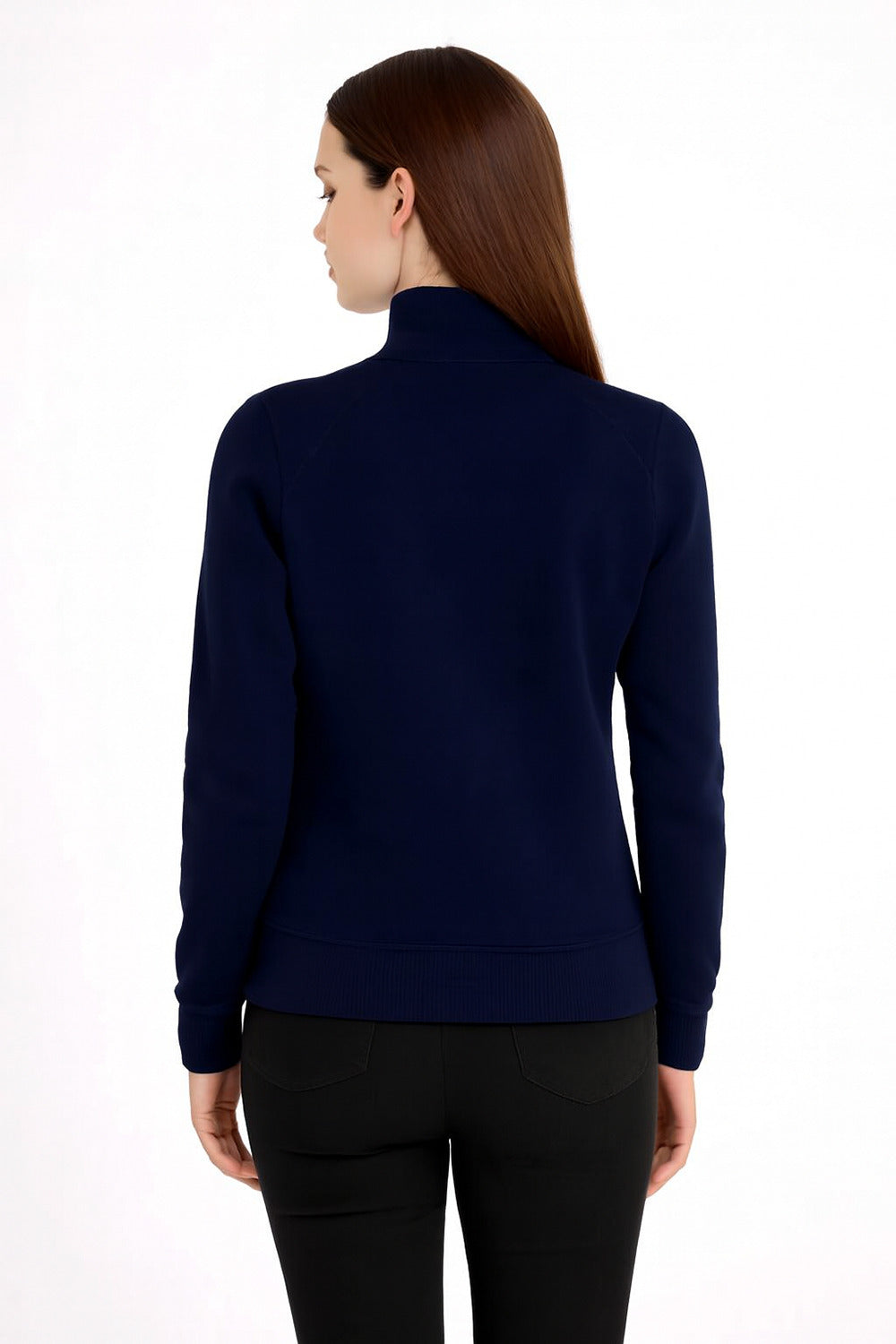 Polerón Full Zipper Classic Azul Marino