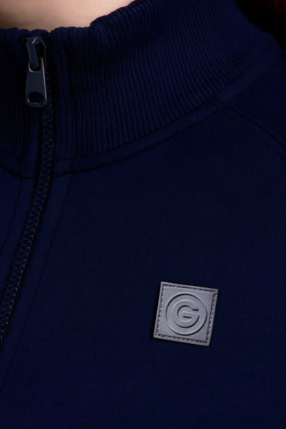 Polerón Full Zipper Classic Azul Marino