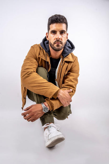 Pantalon Jogger Canvas Parachute Verde Gangster - Gangster