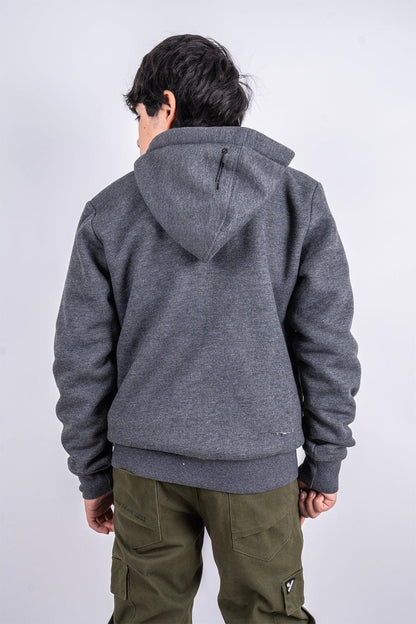 Teen Polerón Fullzipper Sherpa Shine Gris Gangster - Gangster