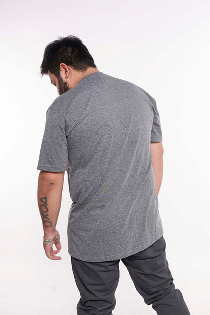 Plus Polera Mc Básica Intrigue Gris Gangster