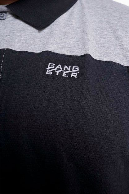 Plus Polera Cuello Academy Gris Gangster