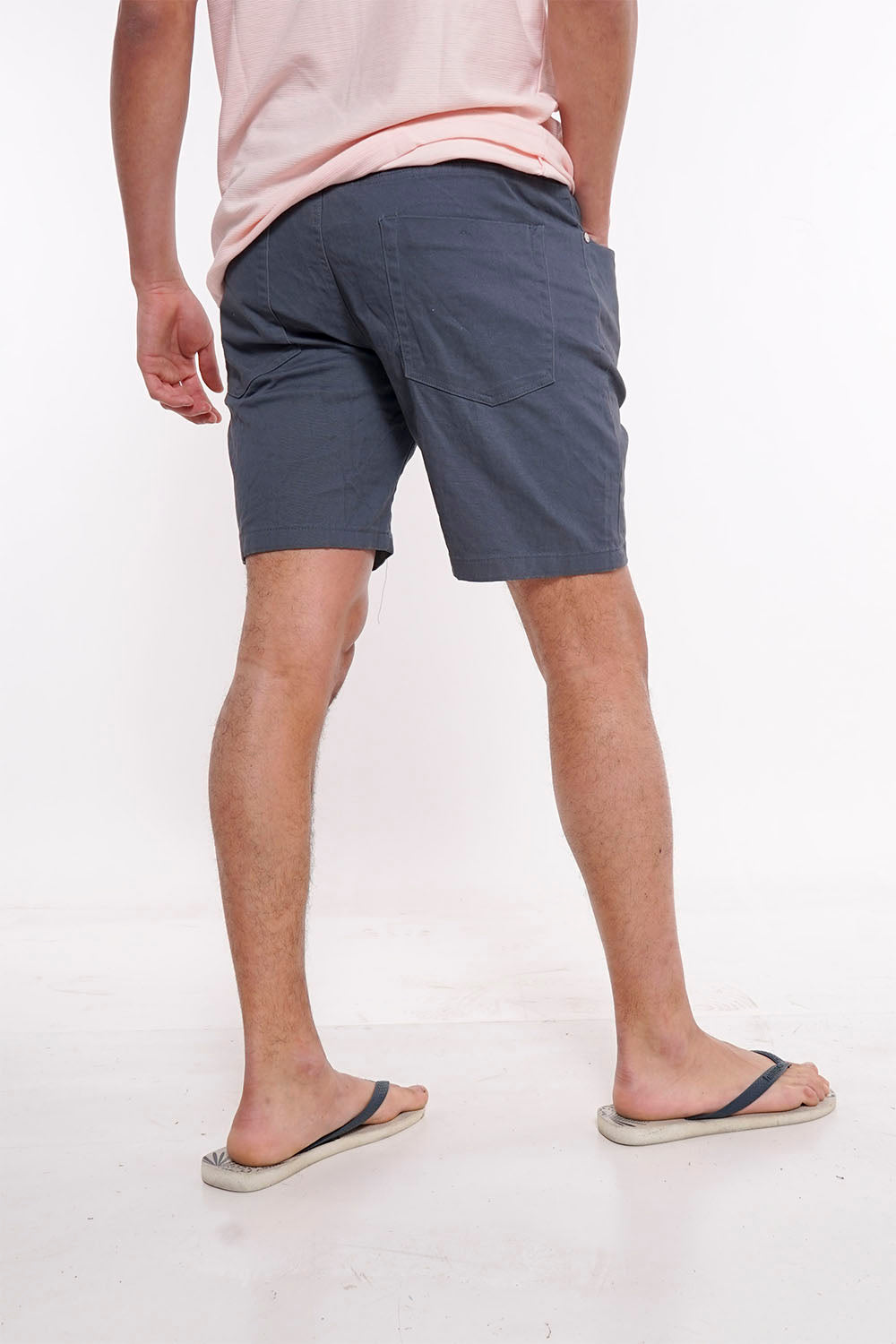 Plus Short Canvas Liso Azul Gangster