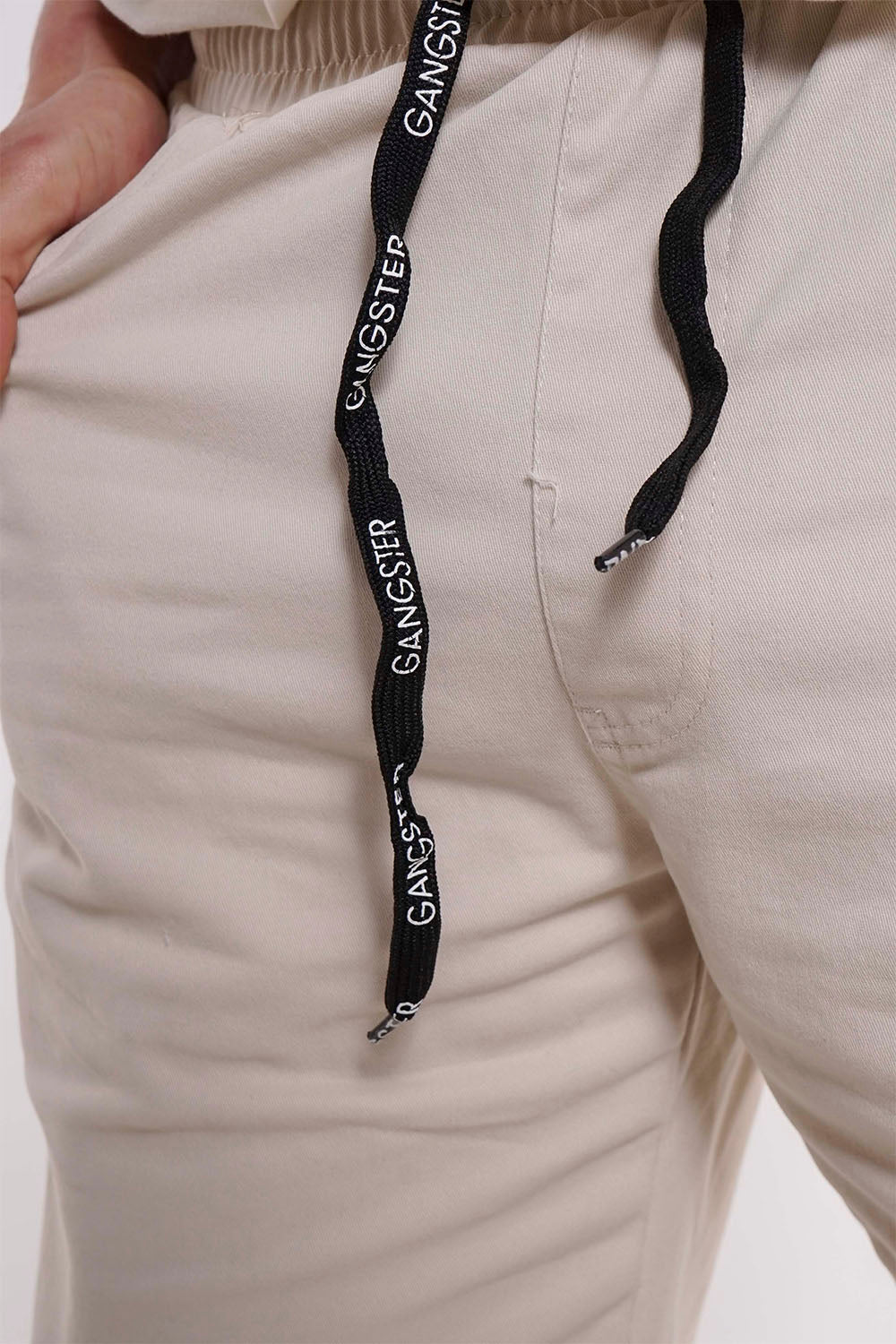 Plus Short Canvas Liso Beige Gangster