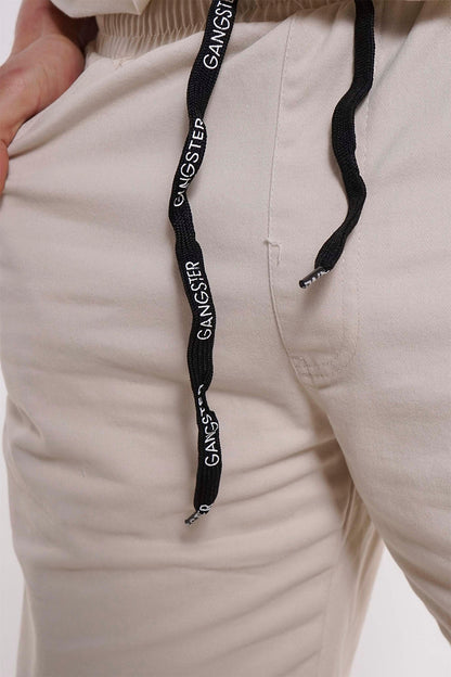 Plus Short Canvas Liso Beige Gangster