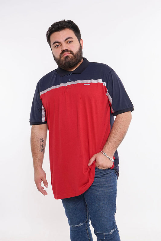 Plus Polera Cuello Dynamo Azul