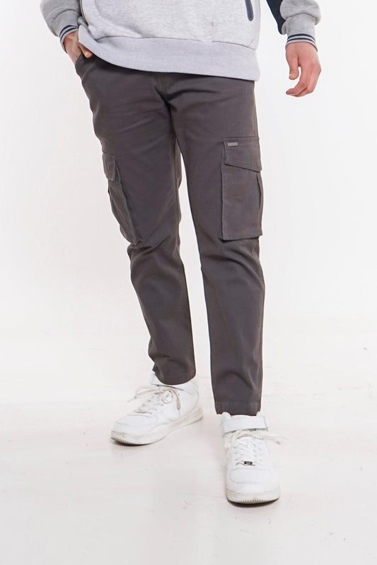 Pantalon Jogger Canvas Tradicional Gris Gangster - Gangster