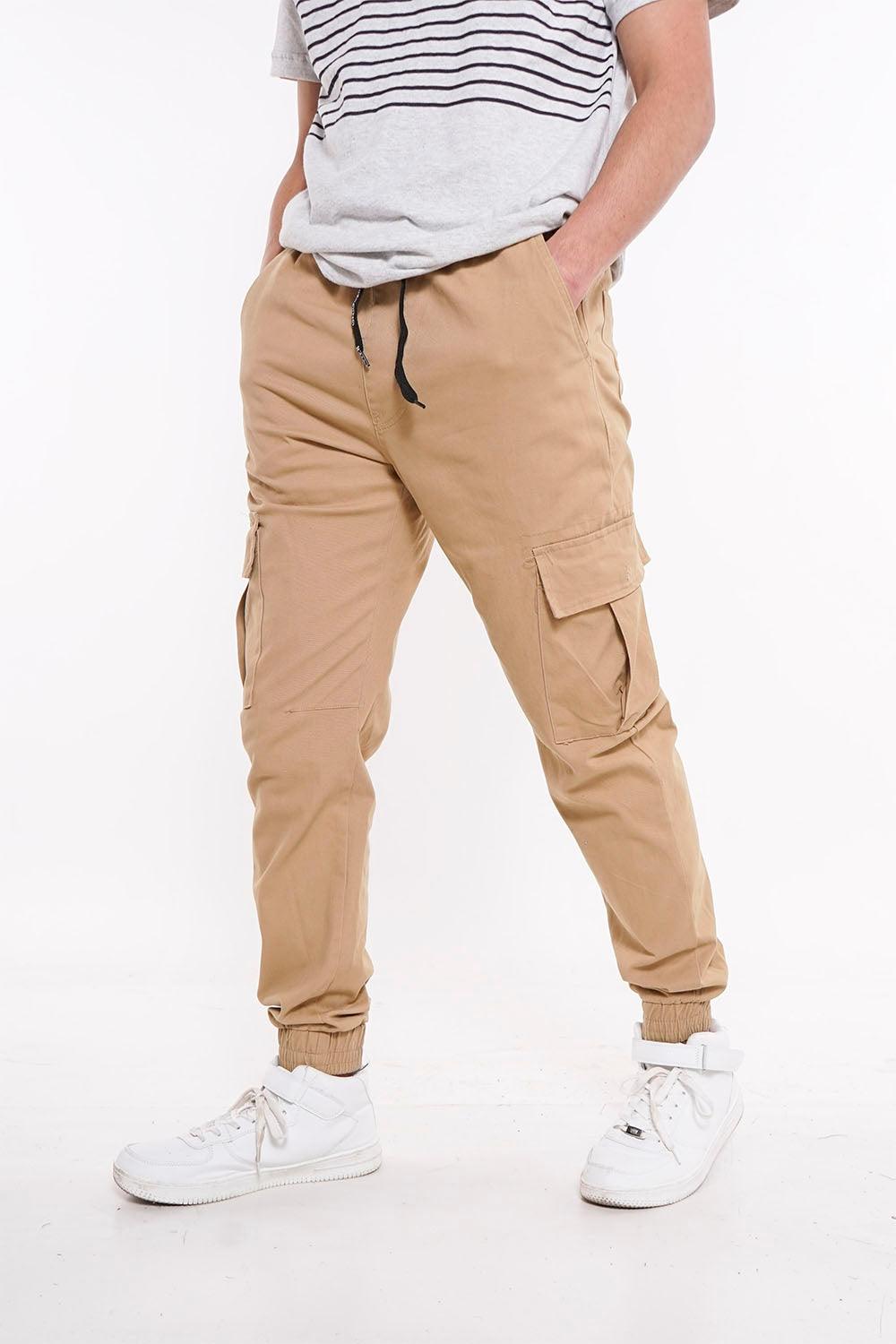 Pantalon Jogger Canvas Parachute Café Gangster - Gangster