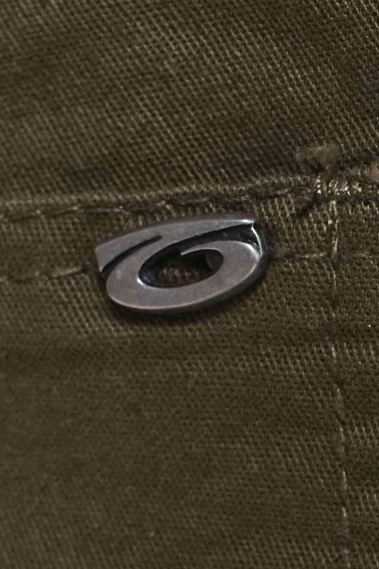 Teen Short Canvas Elasticord Verde Gangster