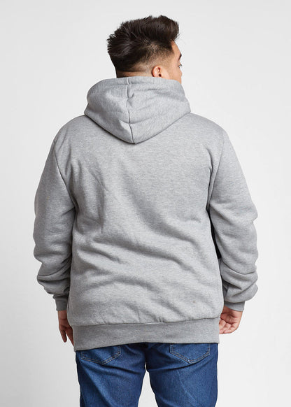 Plus Polerón Full Zipper Fleece Morse Gris Gangster