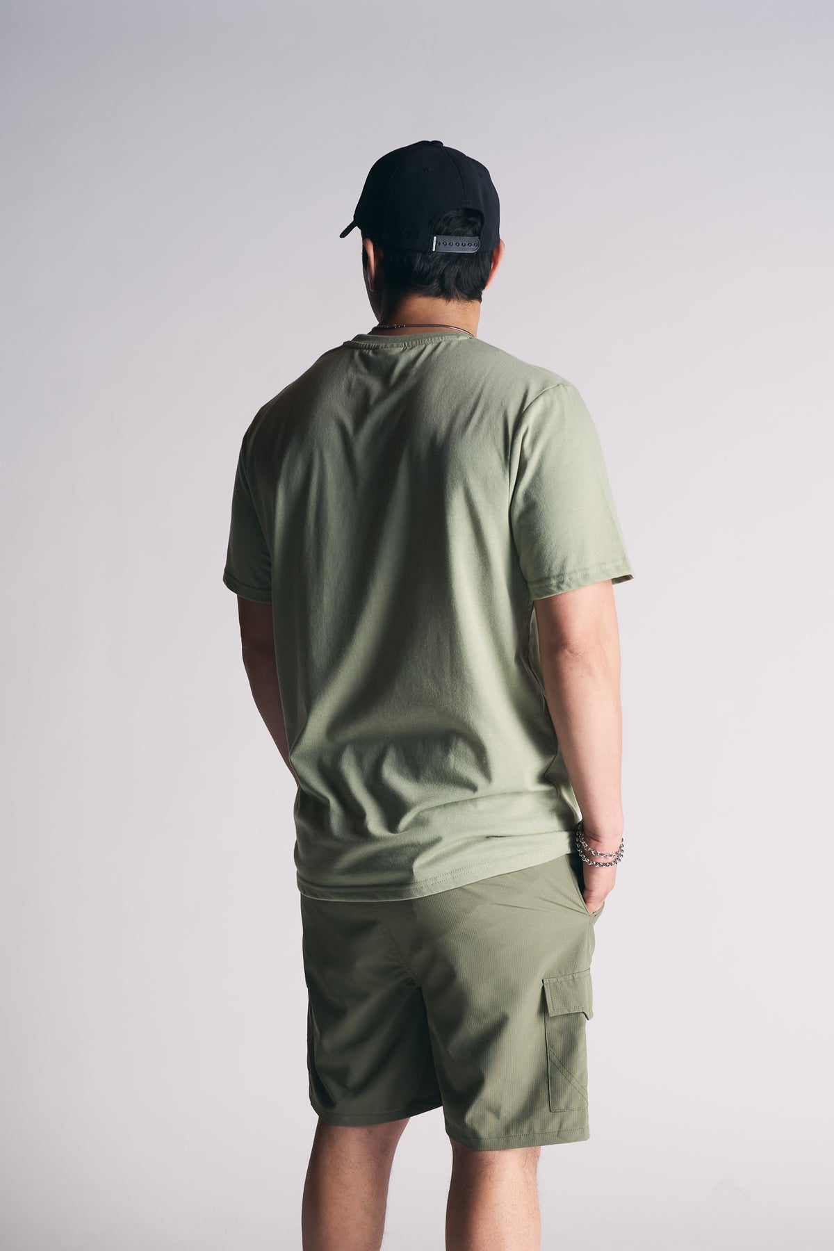 Plus Polera Mc Basica Essential Verde