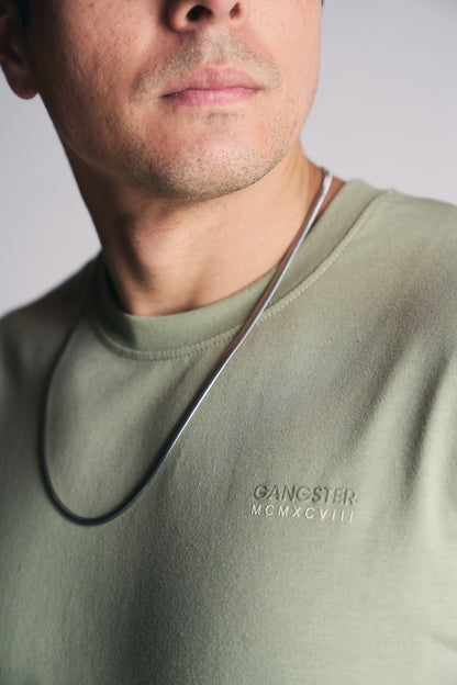 Plus Polera Mc Basica Essential Verde