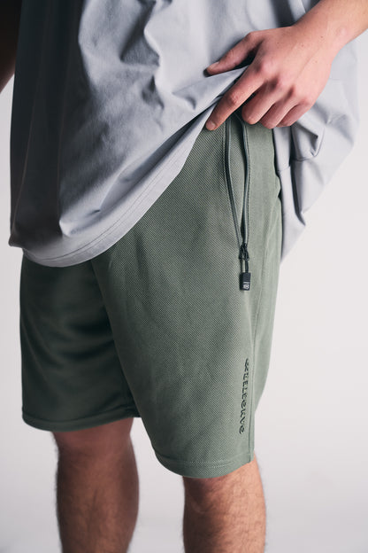 Short Bermuda Jogger Liso Comfort Gris Gangster