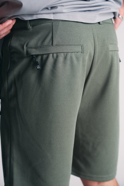 Short Bermuda Jogger Liso Comfort Gris Gangster