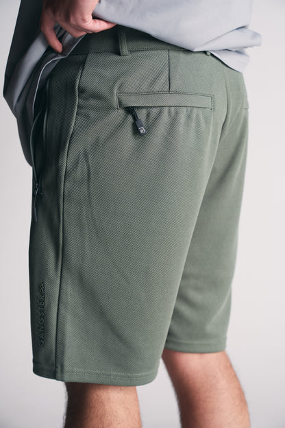 Short Bermuda Jogger Liso Comfort Gris Gangster