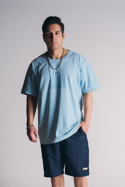 Bermuda Elasticado Ashland Azul