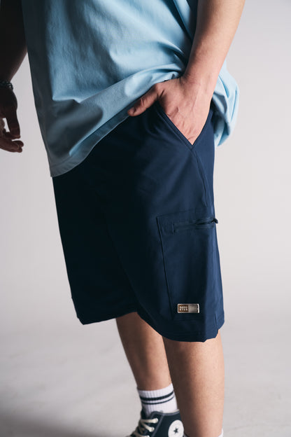 Bermuda Elasticado Ashland Azul