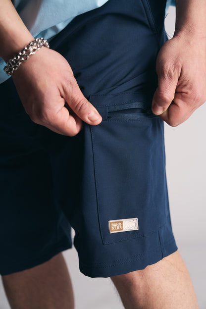 Bermuda Elasticado Ashland Azul