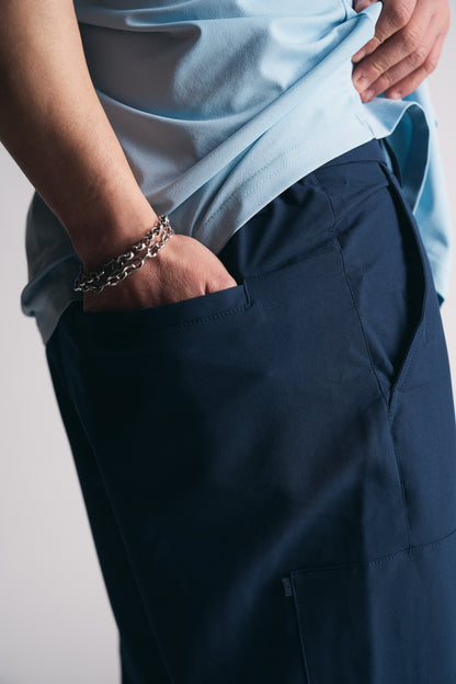 Bermuda Elasticado Ashland Azul