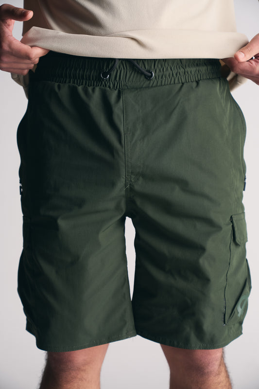 Bermuda Canvas Cargo Waterloo Verde Oscuro