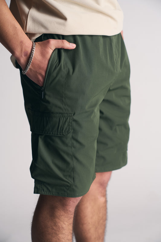 Bermuda Canvas Cargo Waterloo Verde Oscuro
