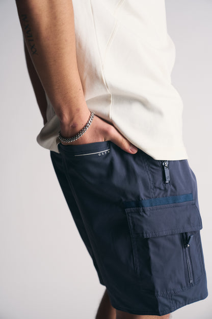Bermuda Canvas Cargo Charing Azul