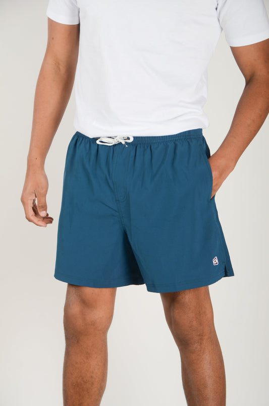Plus Traje Baño Solid Azul Gangster
