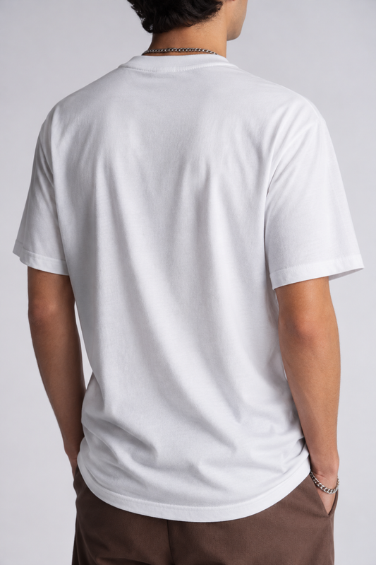 Plus Polera MC Basica Latic Blanco