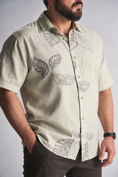 Camisa Mc Algodón Lagoa Verde Agua Gangster