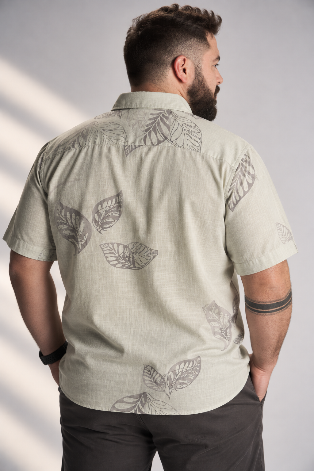 Camisa Mc Algodón Lagoa Verde Agua Gangster
