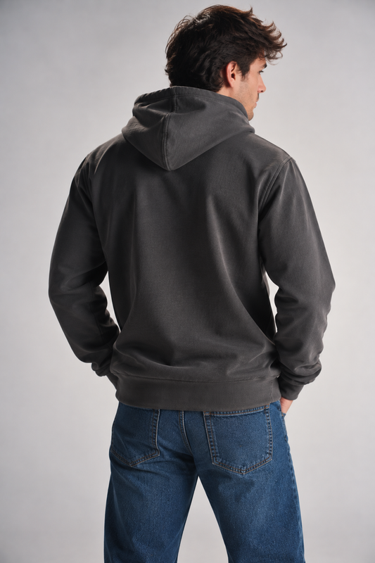Plus Poleron Fullziper Fleece Loop Gris