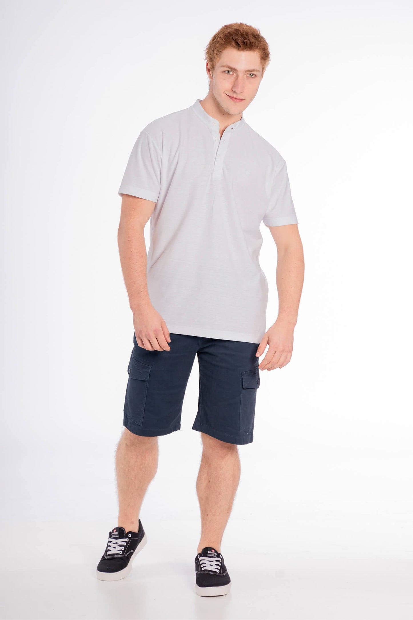 Short Canvas Cargo Carpenter Azul Gangster