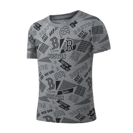 Polera MLB Red Sox Hit Gris