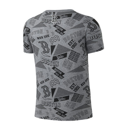 Polera MLB Red Sox Hit Gris