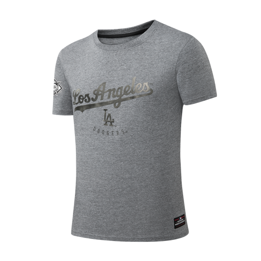 Polera MLB Dodgers On Deck Gris
