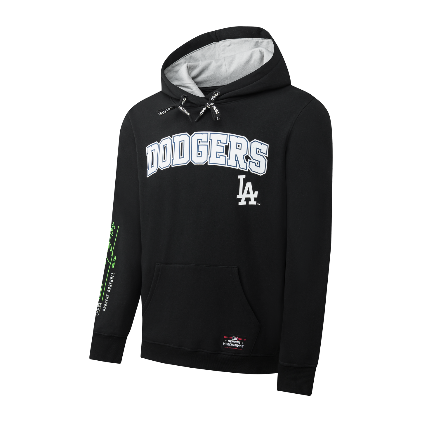 Poleron MLB Dodgers Draft Negro