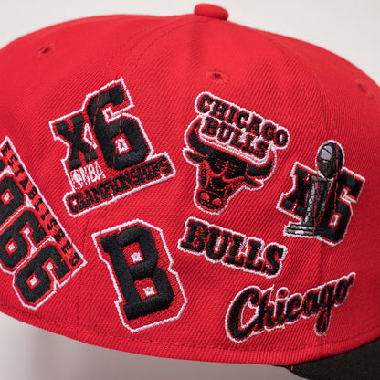Jockey NBA Chicago Bulls Badges Rojo