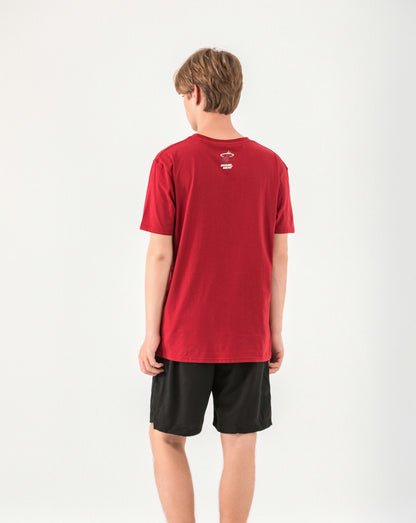 Polera NBA Miami Heat Airtrail Rojo